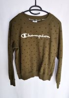 Champion Pullover, Sweatshirt, Olivgrün, khaki, Gr. S