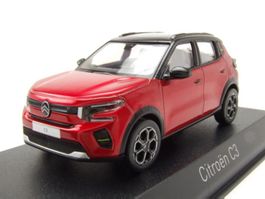 Citroën C3 IV seit 2024 dunkelrot met. / schwarz        1:43