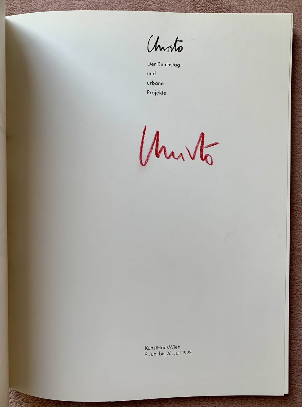 Livres: Christo, handsigniert – D'occasion à Regensdorf par JoergR 1