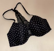 Victoria's Secret BH Polka Dots Schwarz Grösse 75D