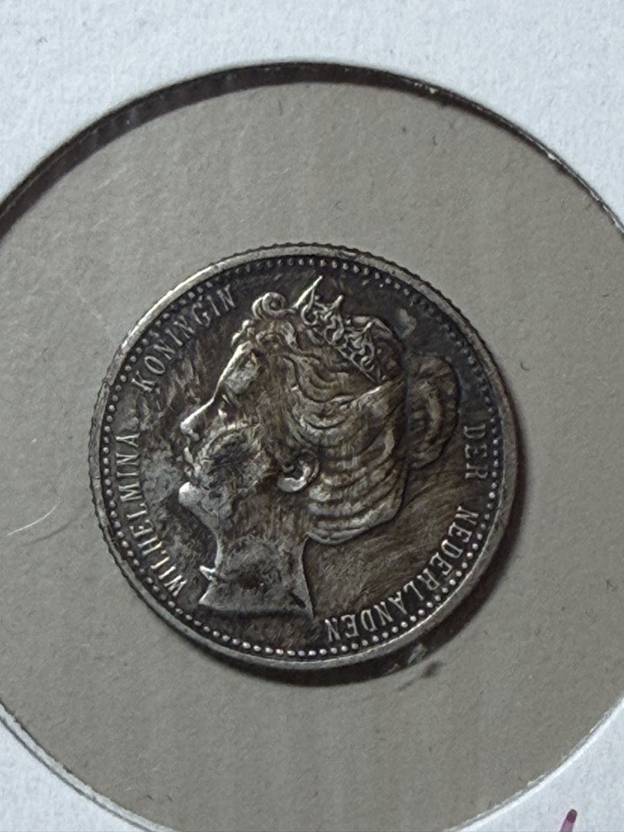 Tutti le monete: Pays-Bas - 25 cents - 1901 - AG  – Usato da Payerne venduto da Mike1682 1