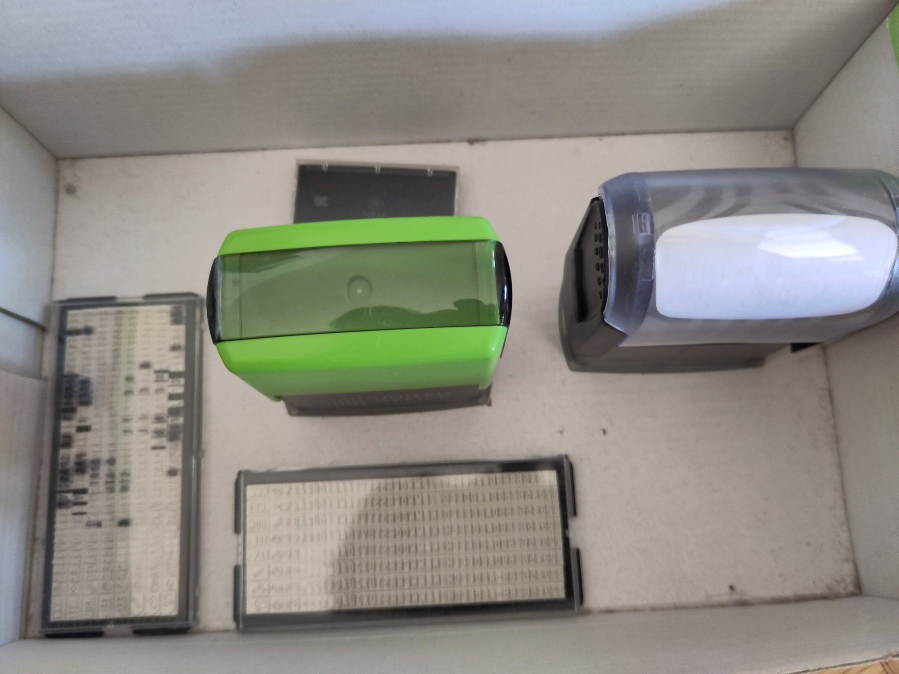 Timbri: 2 Textstempel / 2 tampons à lettres – Usato da Fribourg venduto da monca 1