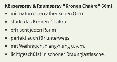 Spray per ambienti: Körperspray & Raumspray - Kronen Chakra – Nuovo e nell'imballaggio originale da Münchwilen TG venduto da Caroline_T. 2