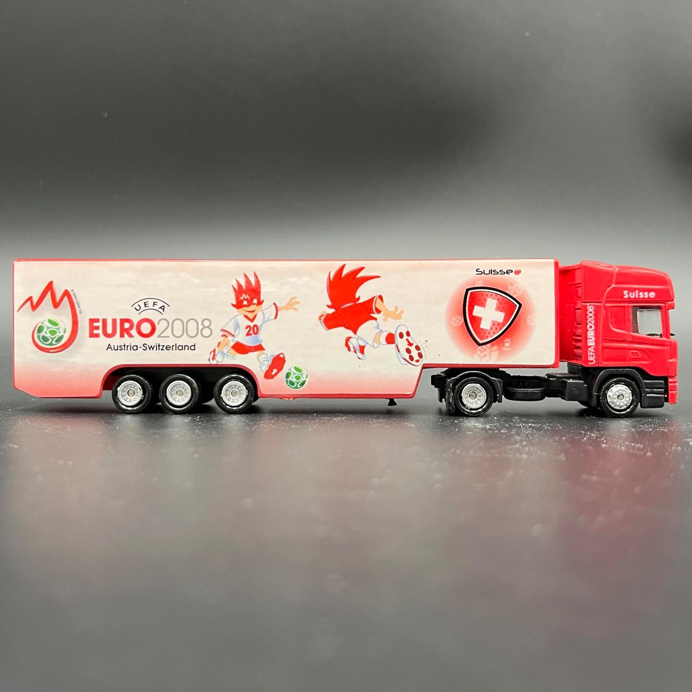 Modellautos: Euro 2008 AT-CH Sattelzug 1:87 – Gebraucht aus Häusernmoos von adlerfedern 5