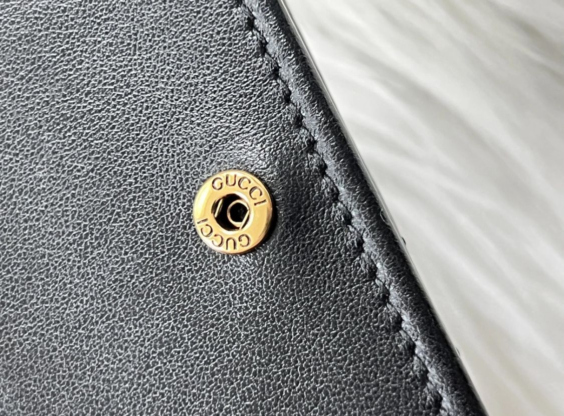 Gucci Portamonete: Gucci Marmont Leather Wallet Black, Compact Size – Nuovo (secondo la descrizione) da Erlenbach ZH venduto da adk_6c6x 5
