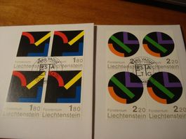 Liechtenstein 2001, Moderne Kunst, Satz, Einzel + 4erbl