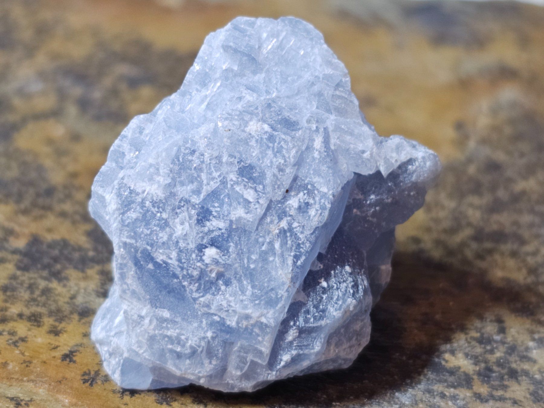 Minerali & Pietre curative: 13gr Calzit Calcith hellblau Heilwasser Kalzit Heilstein – Nuovo (secondo la descrizione) da Riedt b. Erlen venduto da Gottestraene 2