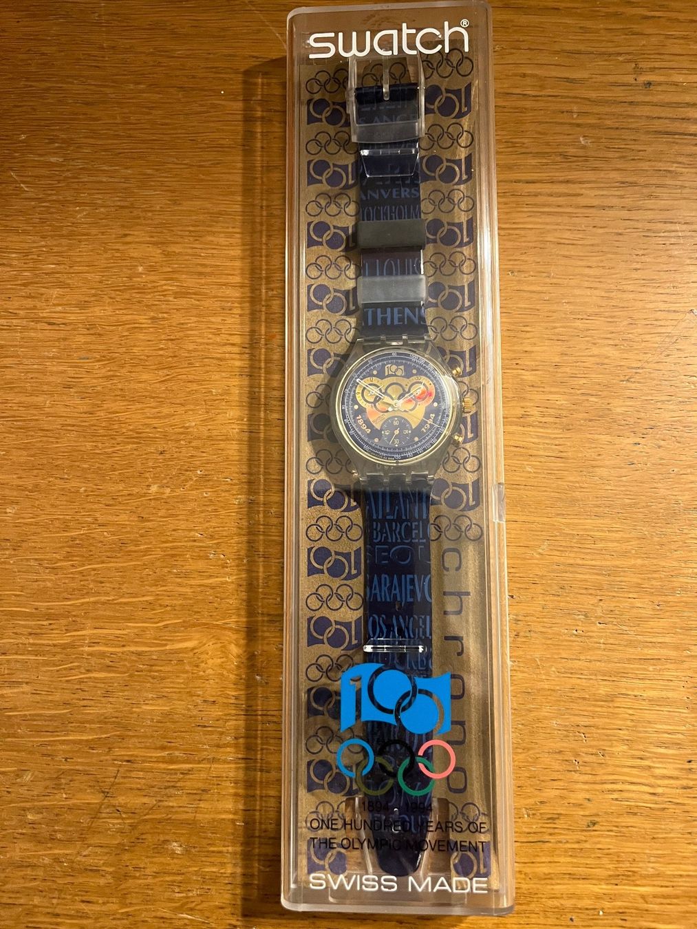 Swatch Orologi: Swatch „Remember Sarajevo“ – Nuovo e nell'imballaggio originale da St. Gallen venduto da katercarlos
