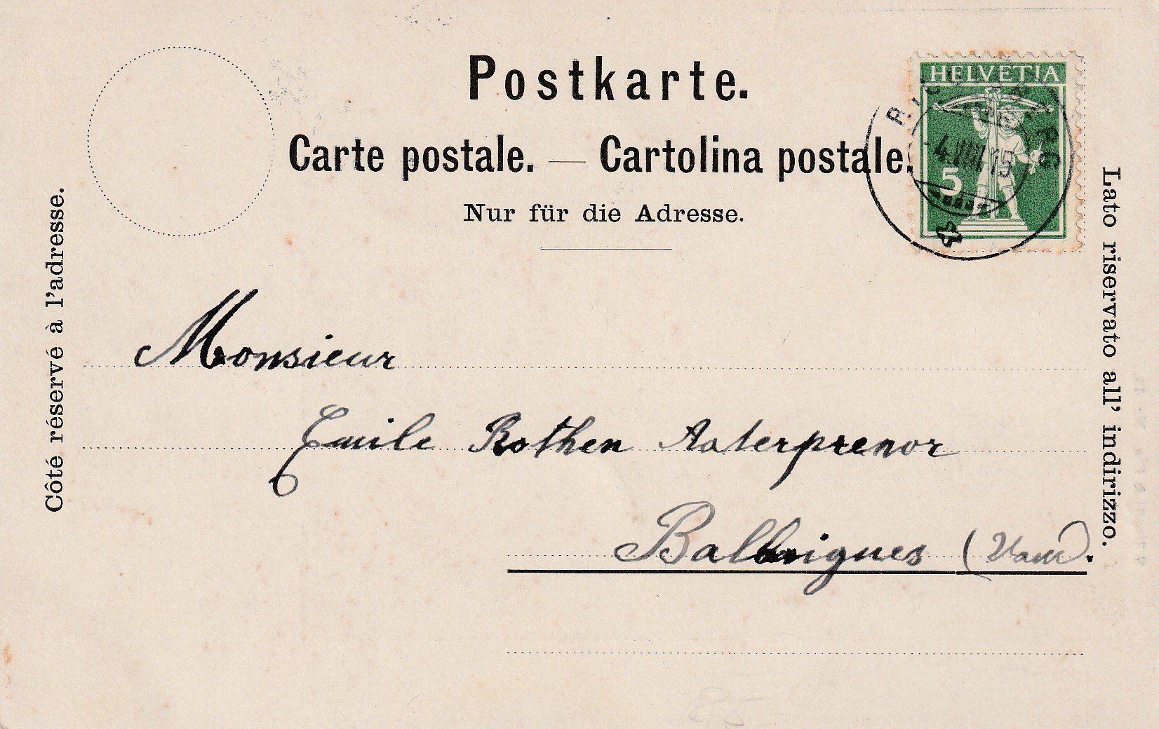 Cartoline postali: AK Signau – Usato da Gerzensee venduto da Zelg30 1