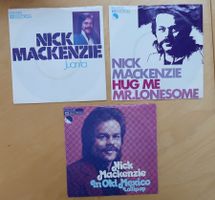 NICK MACKENZIE - 3 VINYL SINGLES (VG - NM)