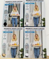🟢 NEU 4x Rideau de porte Magnétique Magnetischer Türvorhang