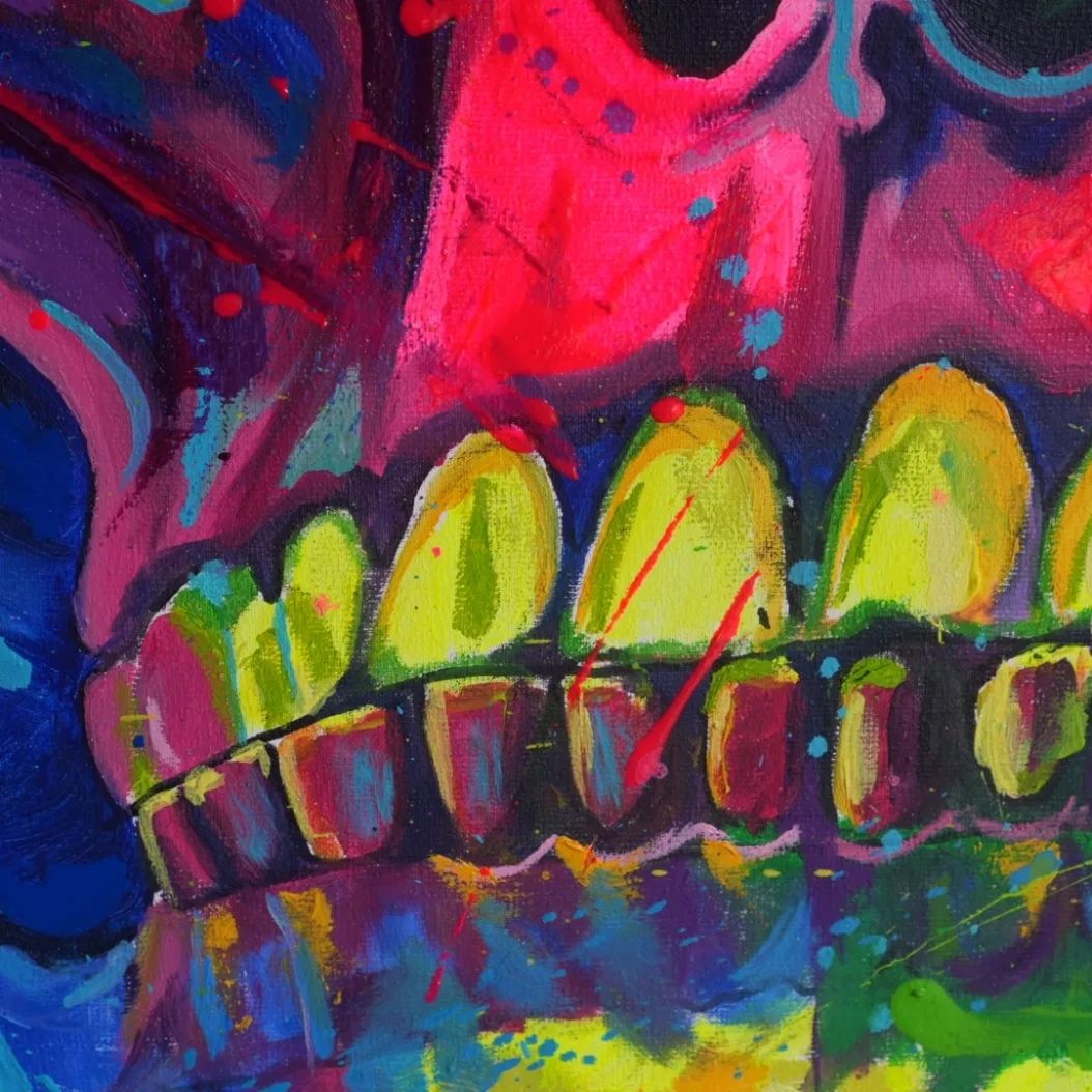 Dipinti: Peinture Skull 2IVa – Nuovo (secondo la descrizione) da Martigny-Croix venduto da Rcplaneur 2