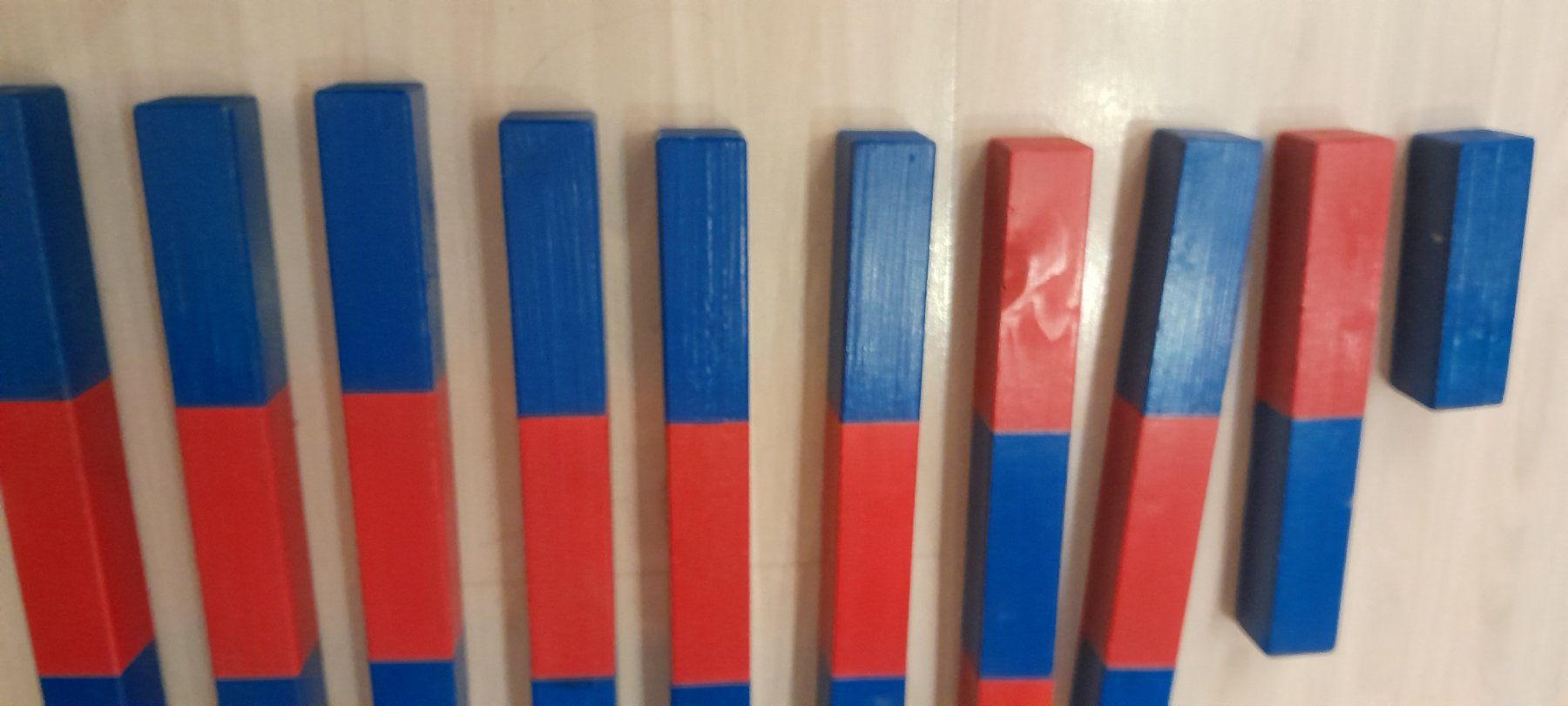 Giochi: Montessori numerische Stangen – Usato da Magden venduto da stolzfamily 2