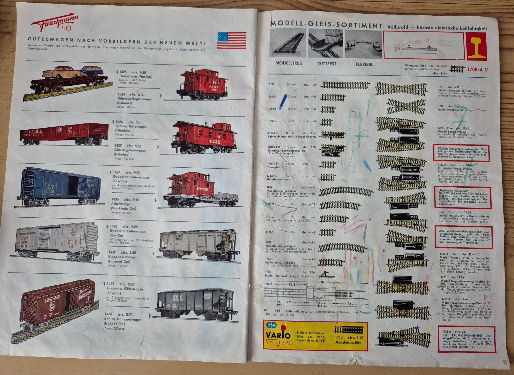 Fleischmann Dokumente: Fleischmann Katalog H0 1966/67 – Gebraucht aus Spreitenbach von aspen11 8