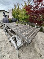 Gartentisch mit 6 Stühlen