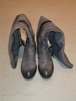 Mjus Leder Stiefel Overknies Gr. 39 top Zustand