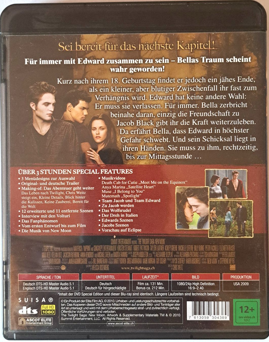 Tutti i DVDs: Twilight  - New Moon - Biss zur Mittagsstunde – Usato da Tenniken venduto da mik_6mxg 9