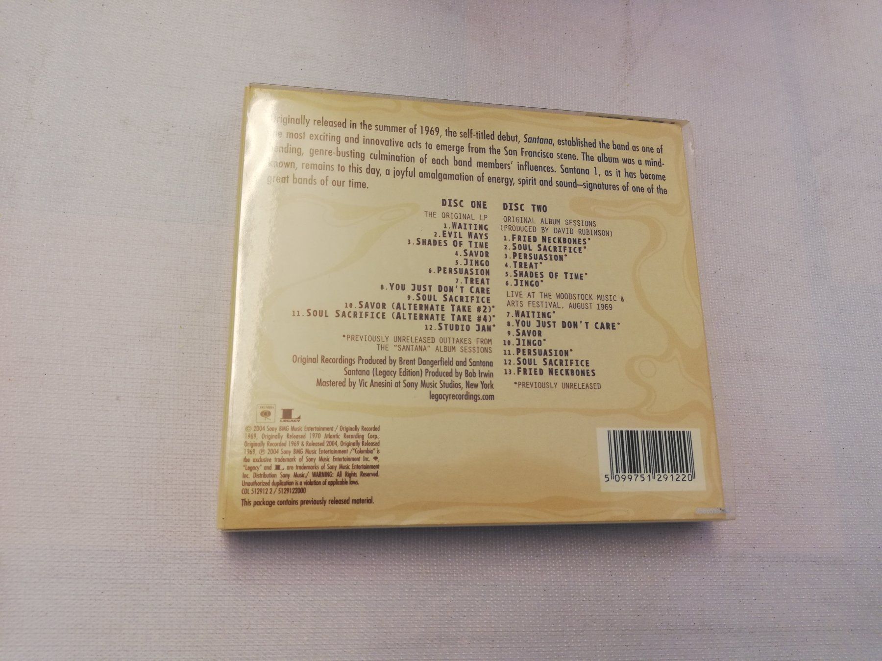 CD: SANTANA (LEGACY EDITION) – Usato da Bern venduto da Vinylsound.ch 1