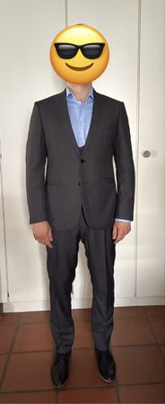 Paco Romano Anzug, 3-Teilig, 80% Wolle, Gr. 52