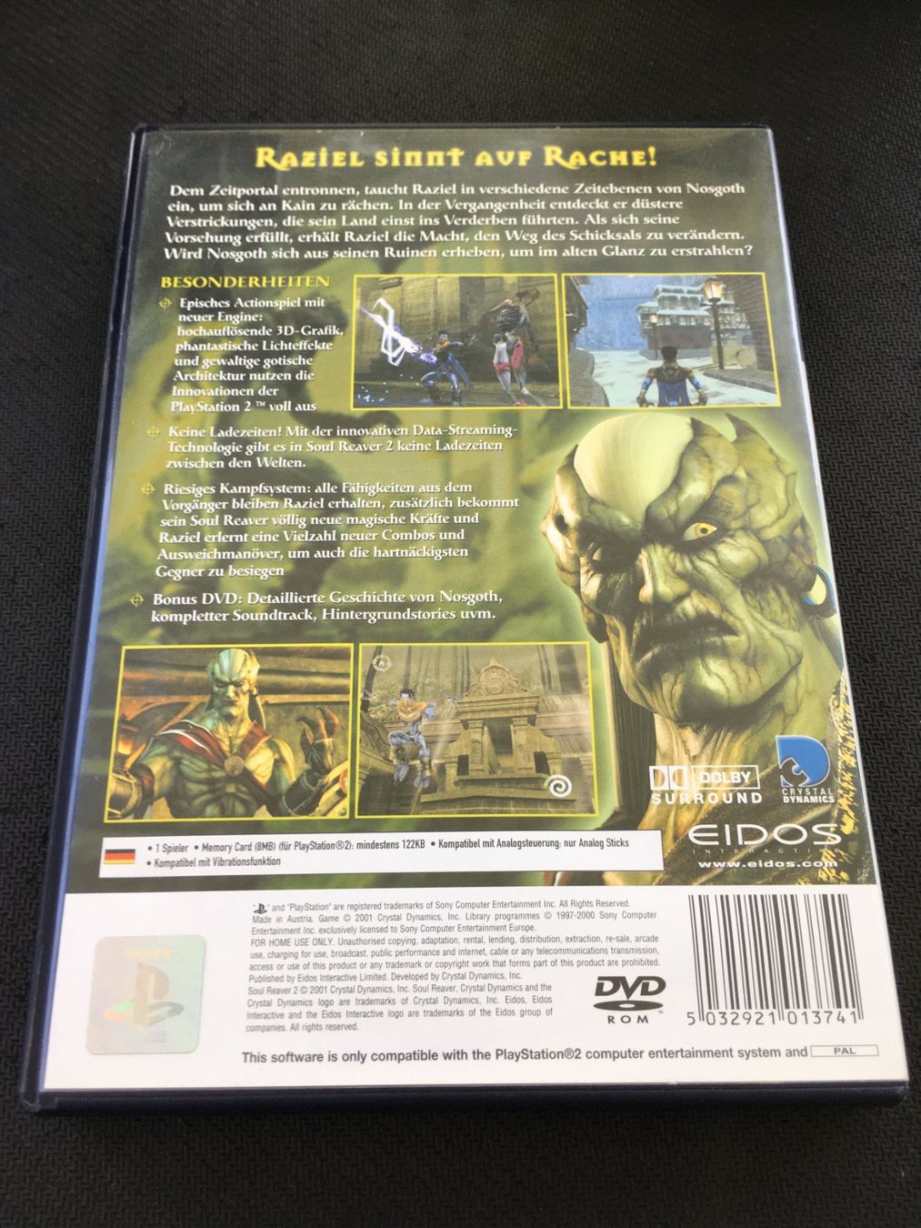 Sony Giochi: Soul Reaver 2 -  PS2 / Playstation 2 – Usato da St.Gallen venduto da sjosjo 1