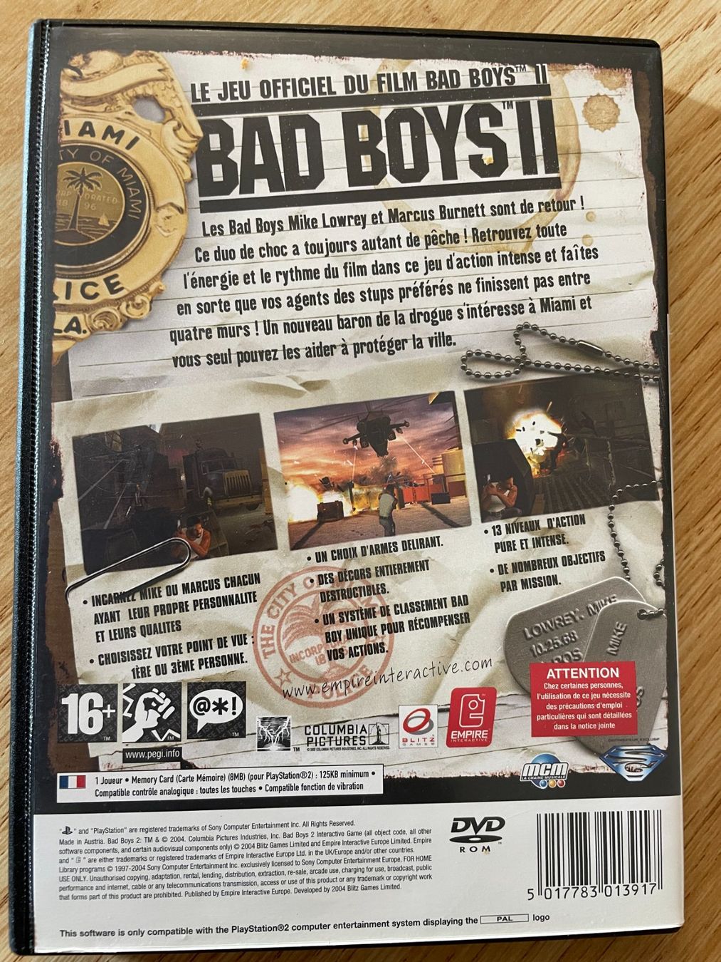 Spiele: Bad Boys II PS2 PlayStation 2 – Gebraucht aus Prilly von Ezareth 1