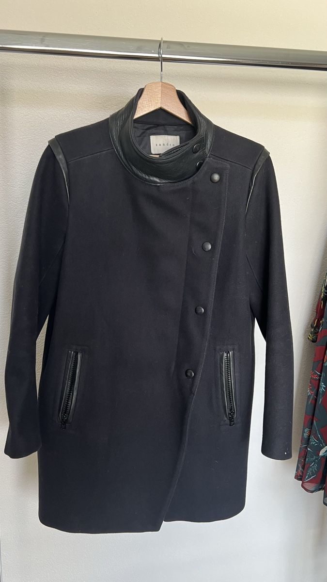 Sandro Cappotti: Manteau Sandro bleu marine – Usato da Martigny venduto da mae_tmr6