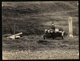 Fotografie Douglas Motorrad Gespann mit 