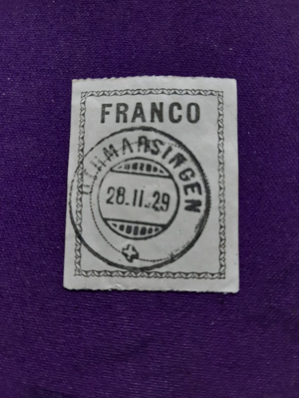 Tutti i francobolli: FRANCOmarke, Vollstempel OTHMARSINGEN 28.II.29 – Usato da Wangs venduto da weisstannen01