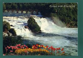 Gruss vom Rheinfall, ungelaufen, Grossformat