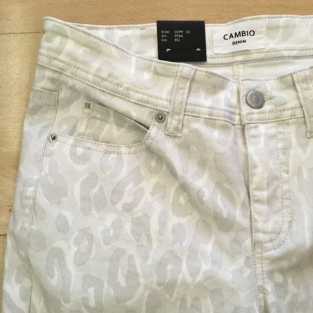 Cambio Damen Jeans Parla Ancle Cut Leo Luxe 27 inch Gr 36