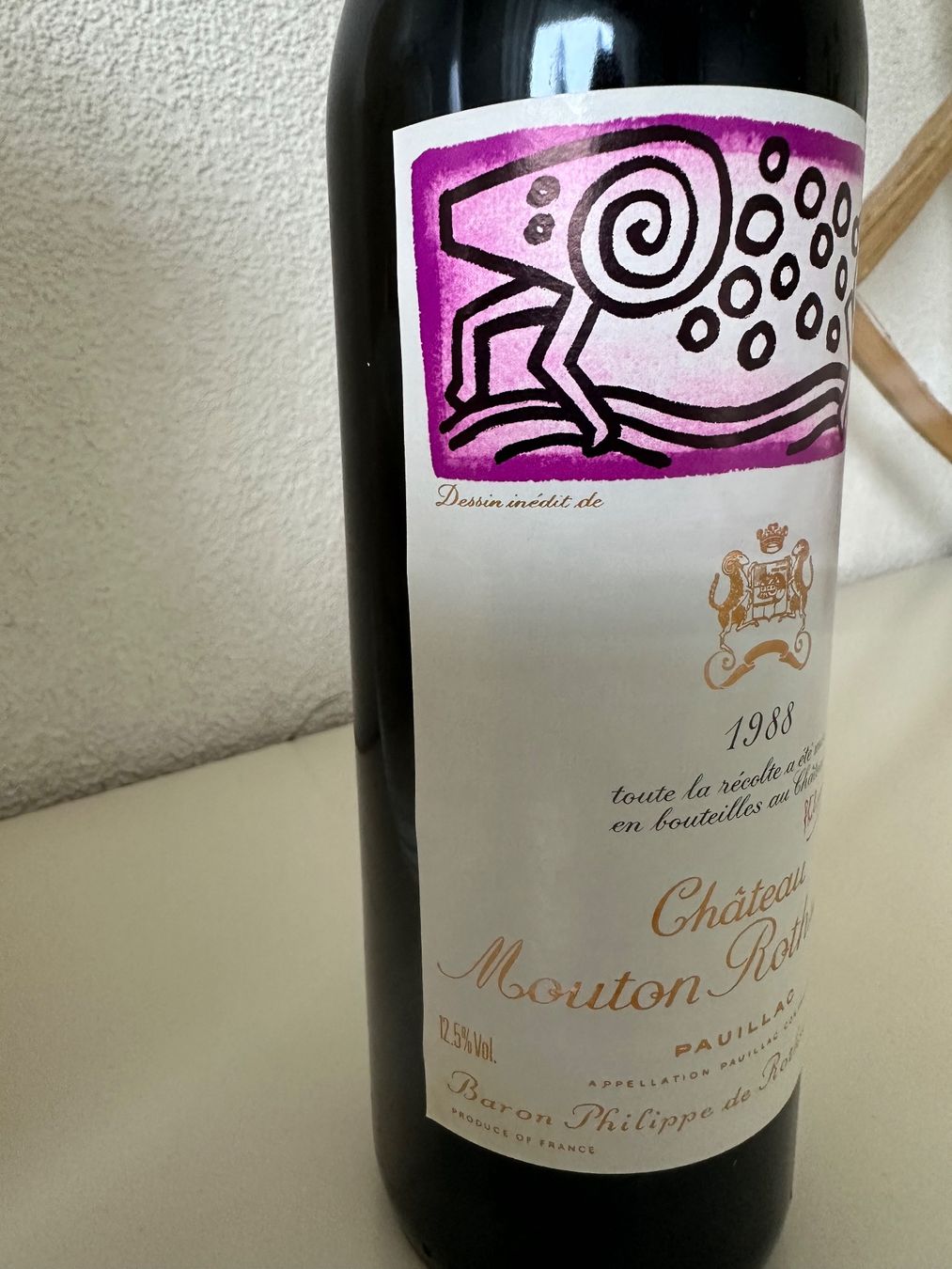 Mouton Rothschild Vino: Château Mouton Rothschild 1988 – Nuovo (secondo la descrizione) da Yens venduto da Rilou80 2