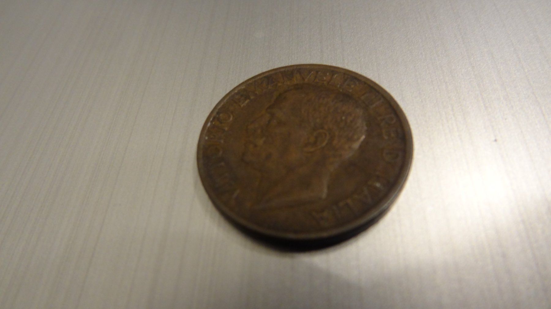 Alle Münzen: 1921 Italien 10 Centimes – Gebraucht aus Olten von pechsisa1