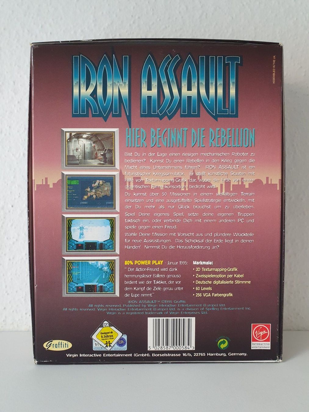 Giochi: PC Game Iron Assault (1995) Big Box – Usato da Greifensee venduto da perfectioN88 2