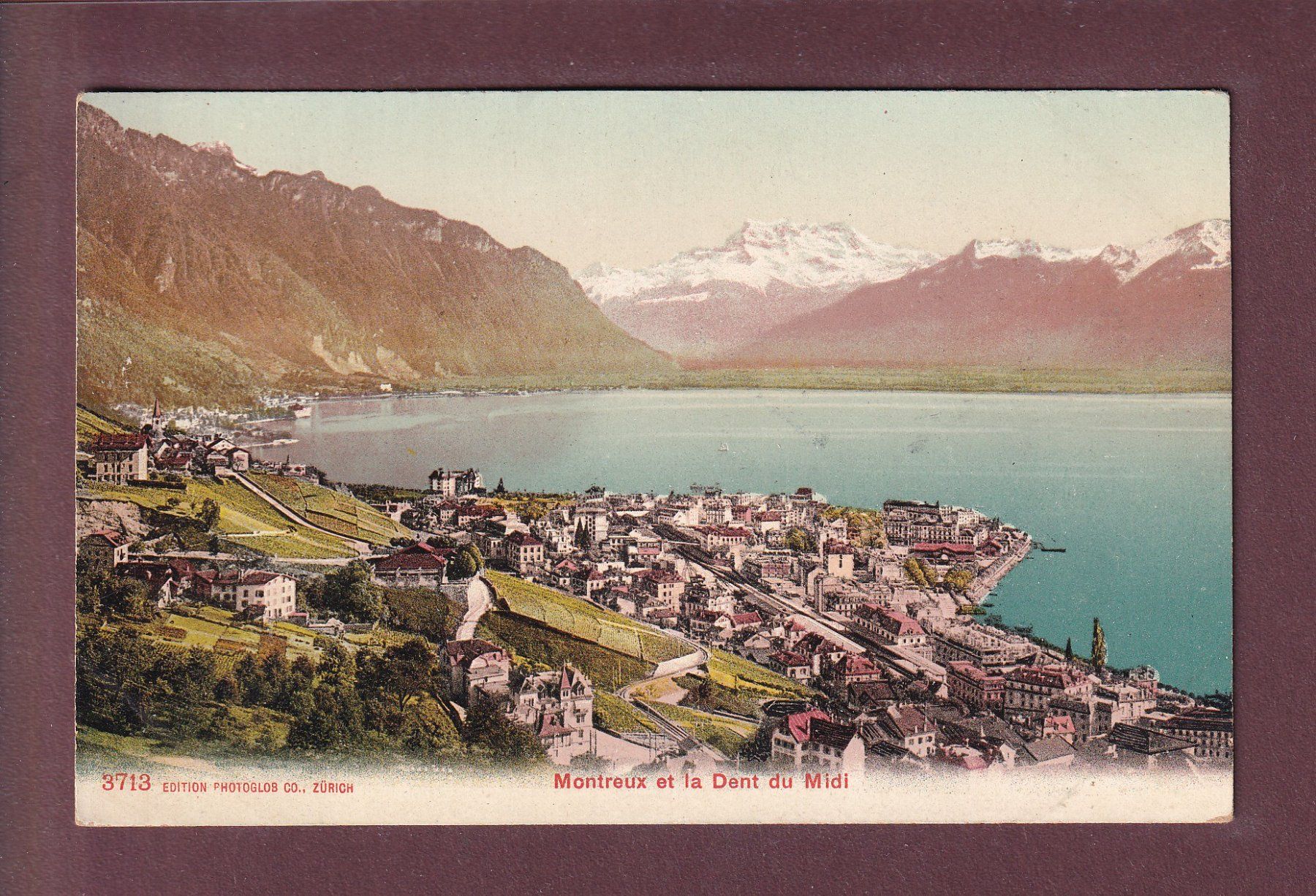 Cartes postales: MONTREUX - Dents du Midi – D'occasion à Pully par nicecards