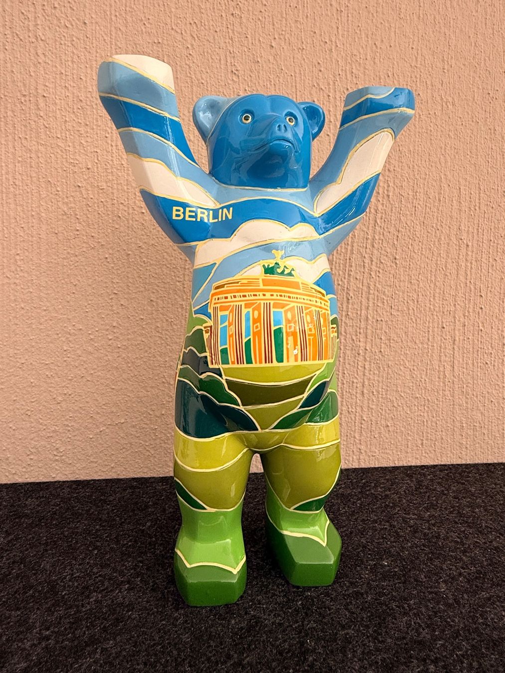 Statuette: Berlin Buddy Bear Figur bunt bemalt - Top! – Usato da Niederuzwil venduto da Lenk 6