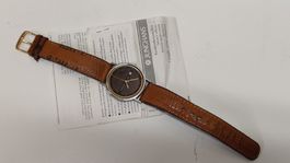 Junghans Solar 1 Herrenuhr Lederarmband, Vintage 90er (S6)