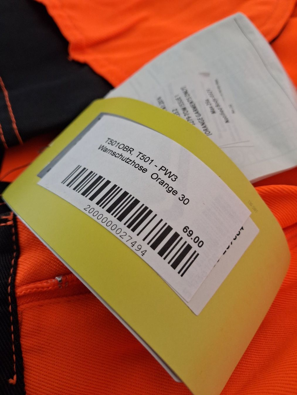 Pantaloni: Portwest Warnschutzhose Gr.46 – Nuovo e nell'imballaggio originale da Thun venduto da Beas-Allerlei 1
