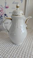 Krug Weiss Porzellan Rosenthal Sanssouci mit Golddekor Kanne