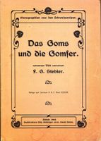 Goms und die Gomser, Faksimiledruck