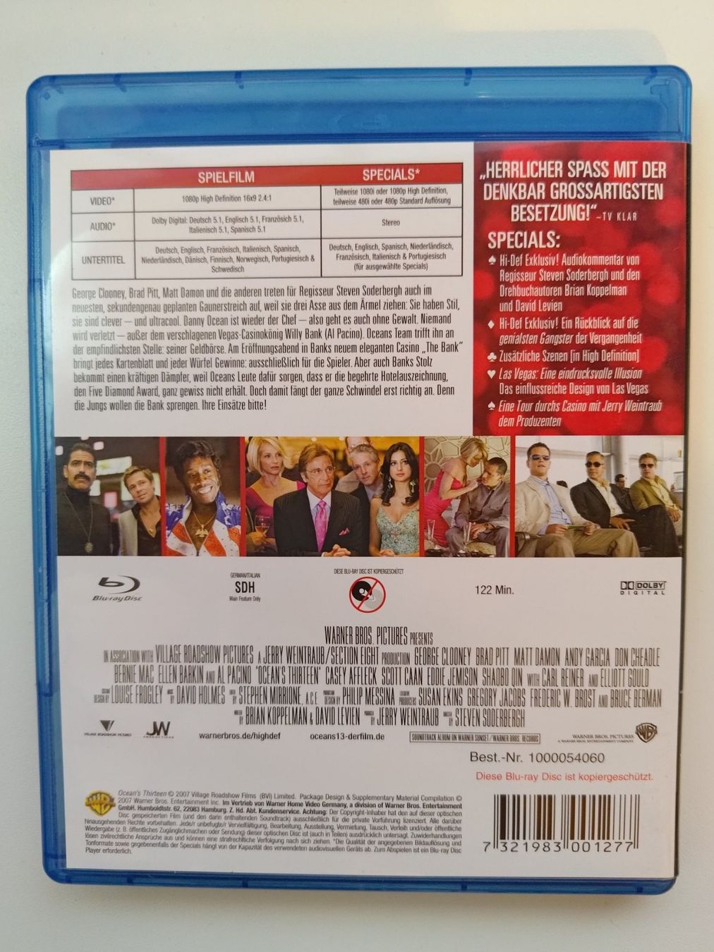 Tutti i DVDs: OCEANS 13 – Usato da Liestal venduto da Kratzilla 2