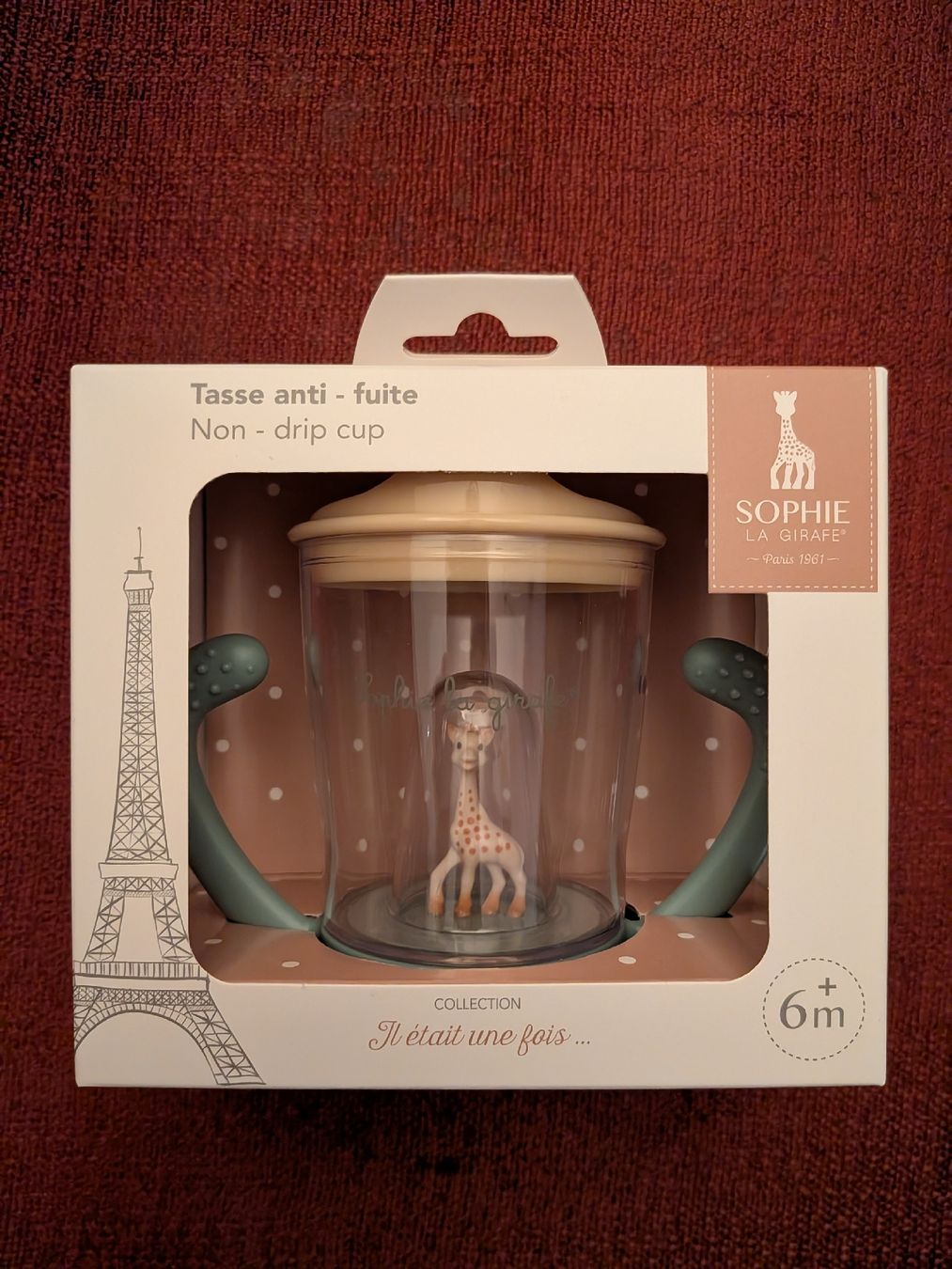 Tassen: Sophie la Girafe NON-DRIP CUP NEW – Neu und originalverpackt aus Genève von Loloana