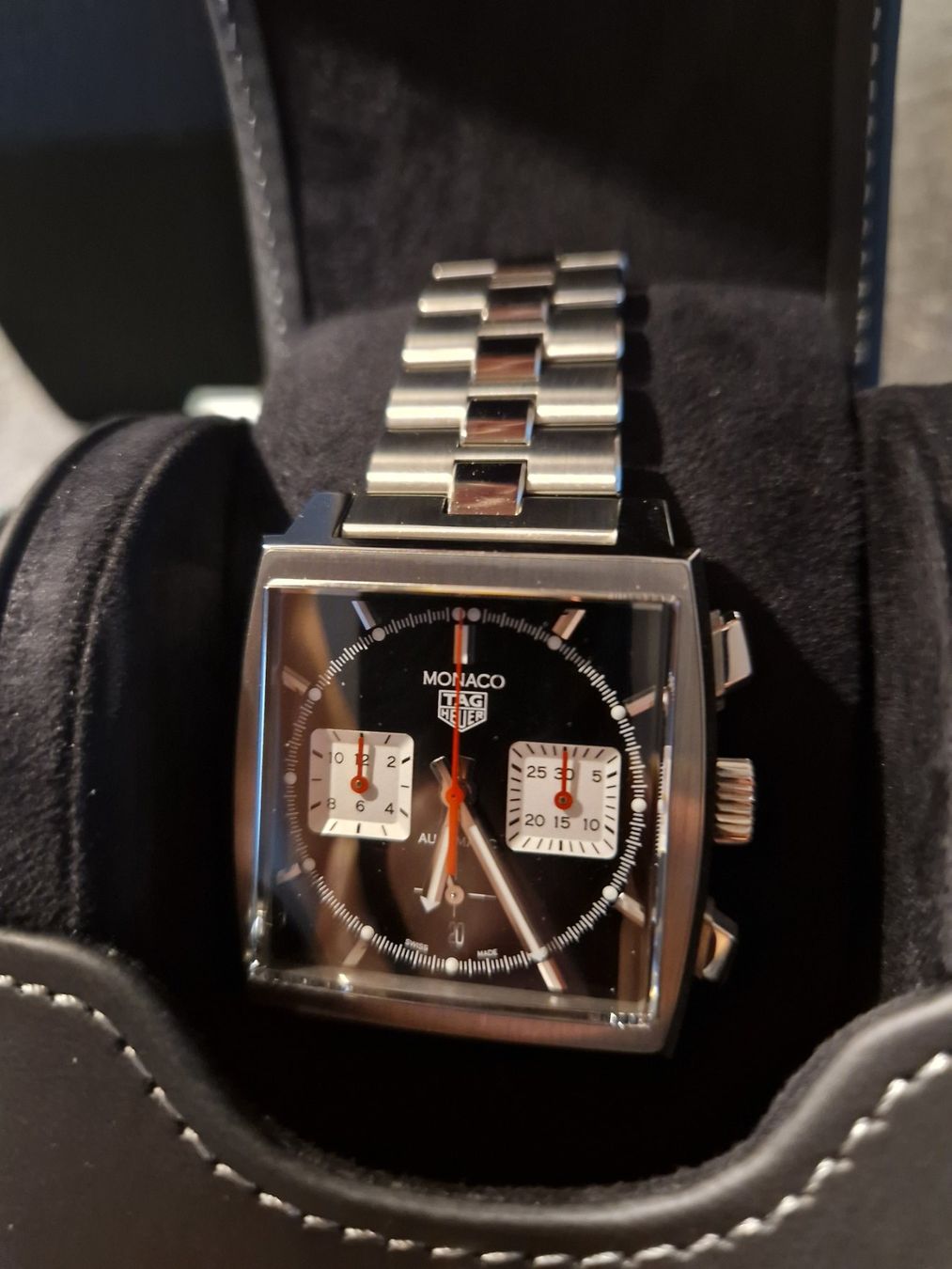 Tag Heuer Uhren: NEU TAG HEUER MONACO CHRONOGRAPH NP 7500 CHF – Neu und originalverpackt aus Neftenbach von Taschen-Uhren 2