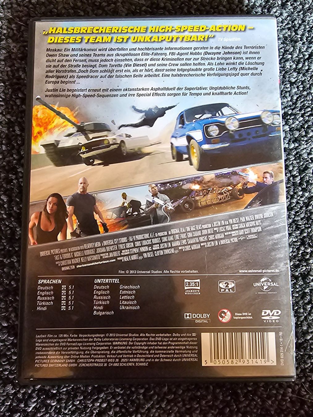 Tutti i DVDs: FAST & FURIOUS 6(14539) – Usato da Ruswil venduto da M71 1