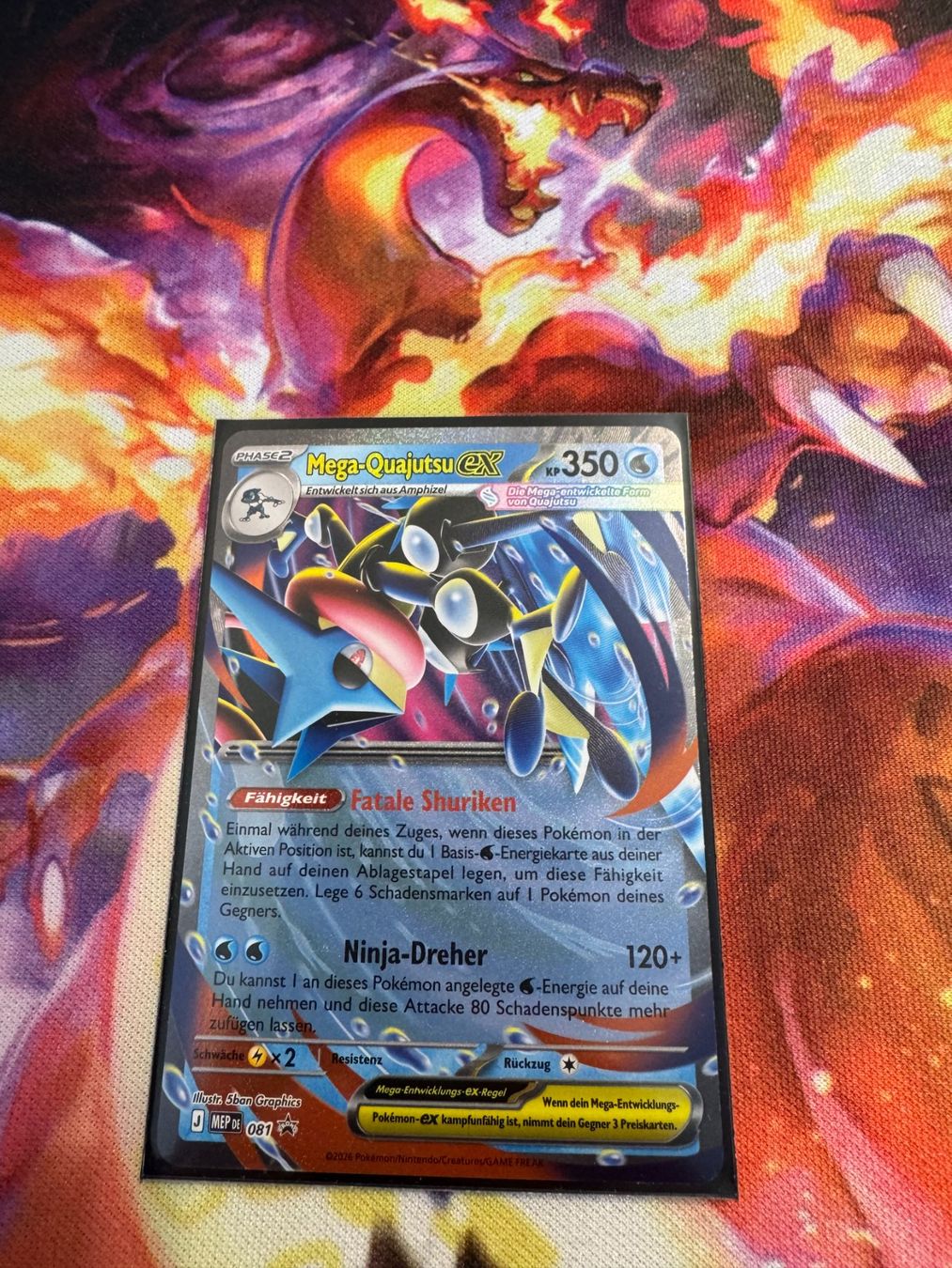 Pokémon Sammelbilder & Trading cards: Mega Quajutsu ex (MEP 081) - Promo – Neu (gemäss Beschreibung) aus Bülach von CherryBlu