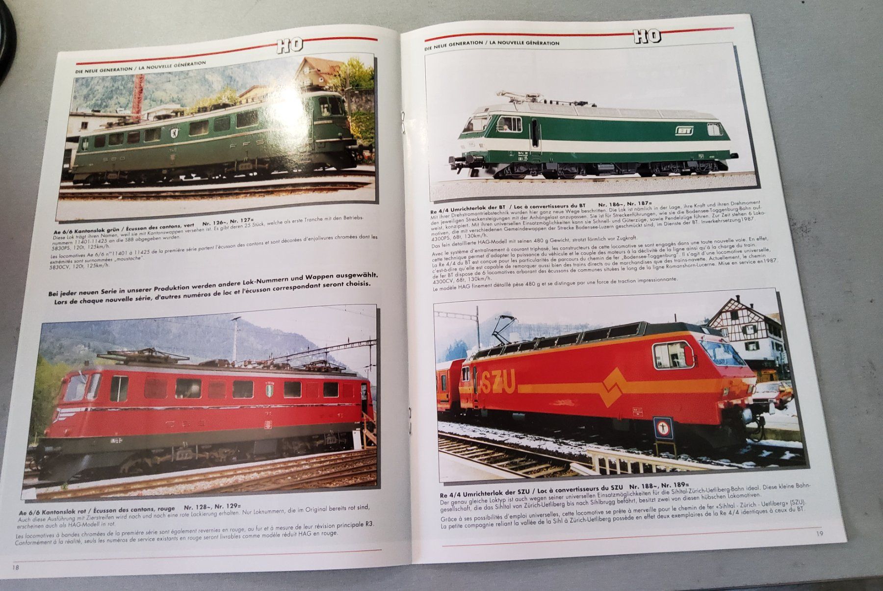 Hag Modellini di ferrovie: 2 HAG Kataloge 1992 + 1999 H0 – Usato da Grüningen venduto da VENOM59 5