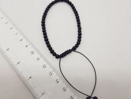 Stein Armband Onyx 4mm Neu und ungetragen