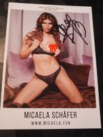 Micaela Schäfer - handsignierte Autogrammkarte