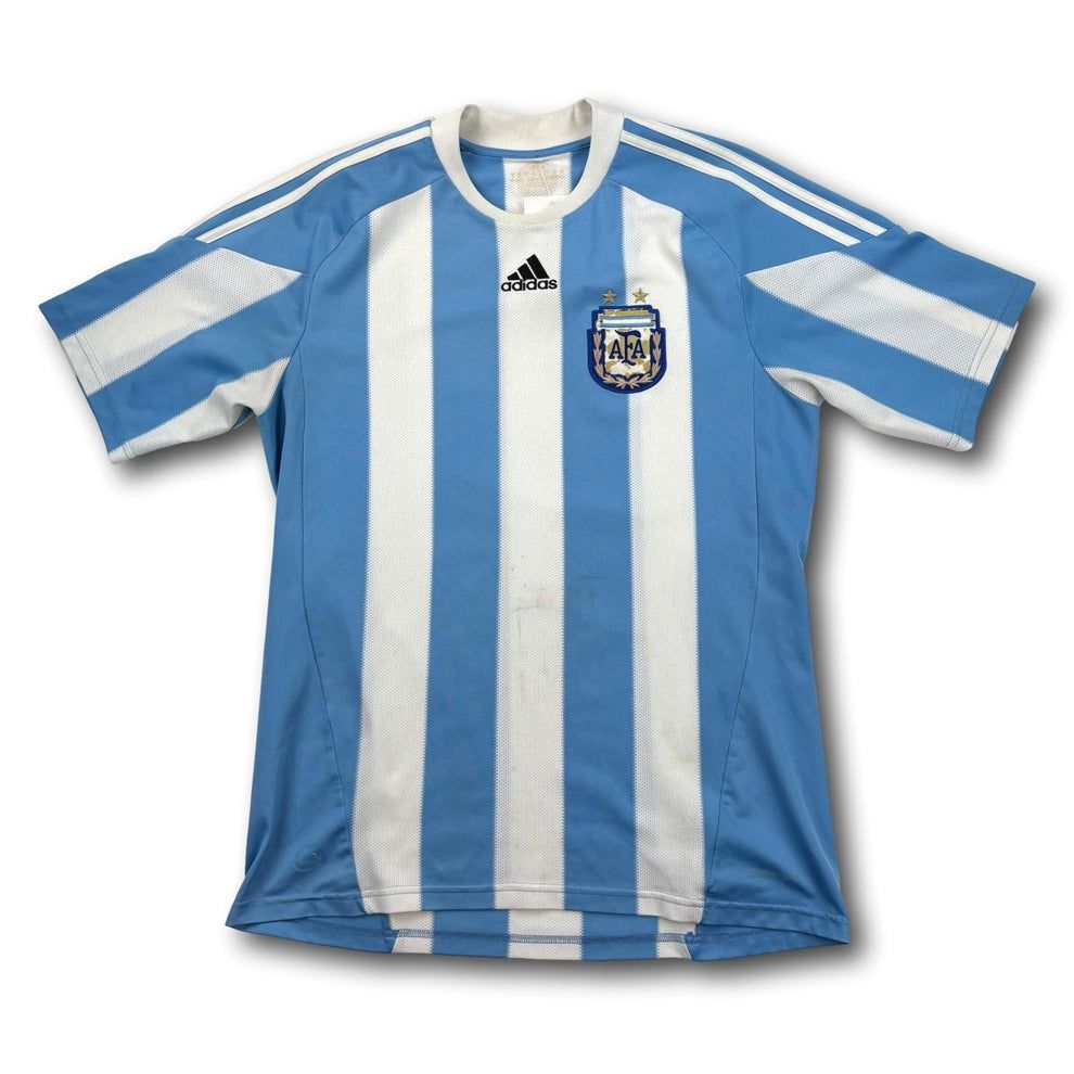 Canottiere & Pantaloni: Argentinien - 2010 - Heimtrikot - L - adidas – Usato da Bolligen venduto da ToTheJerseyEquipment