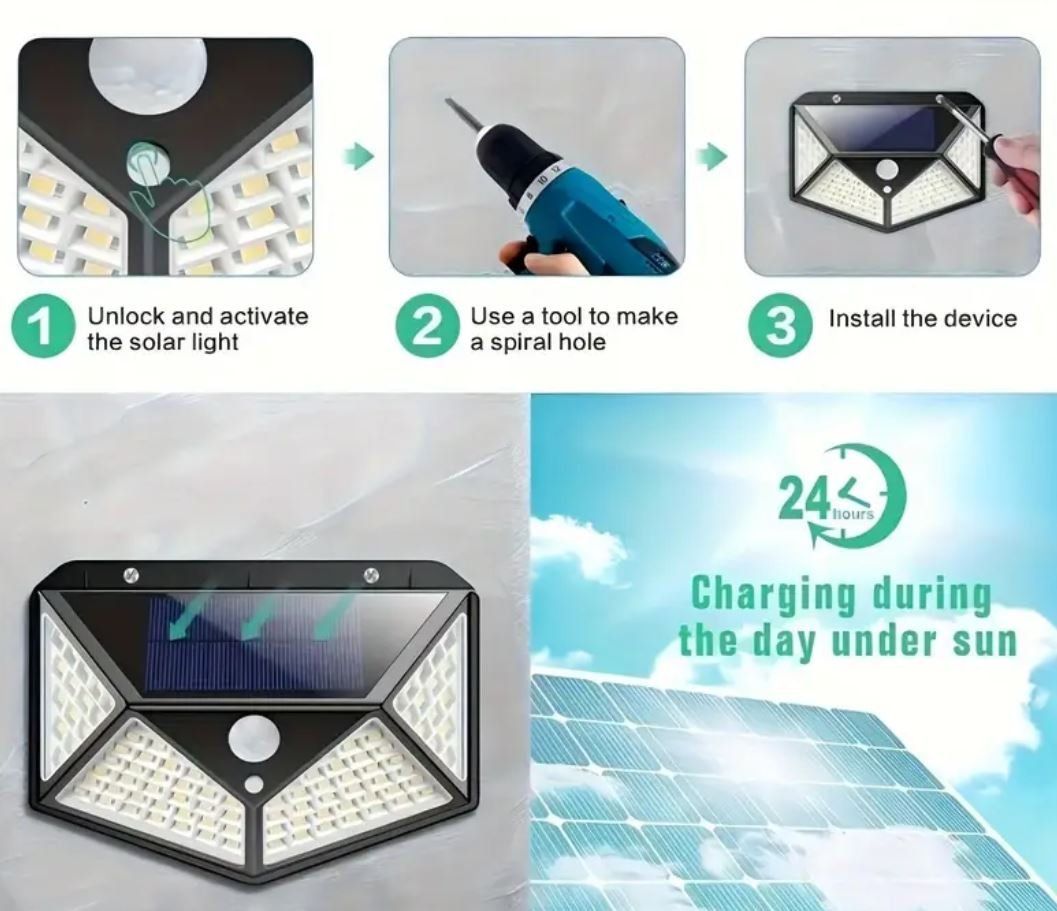 Lampen: Solarlampe LED mit Bewegungssensor – Neu und originalverpackt aus Langenbruck von Gumsi 2