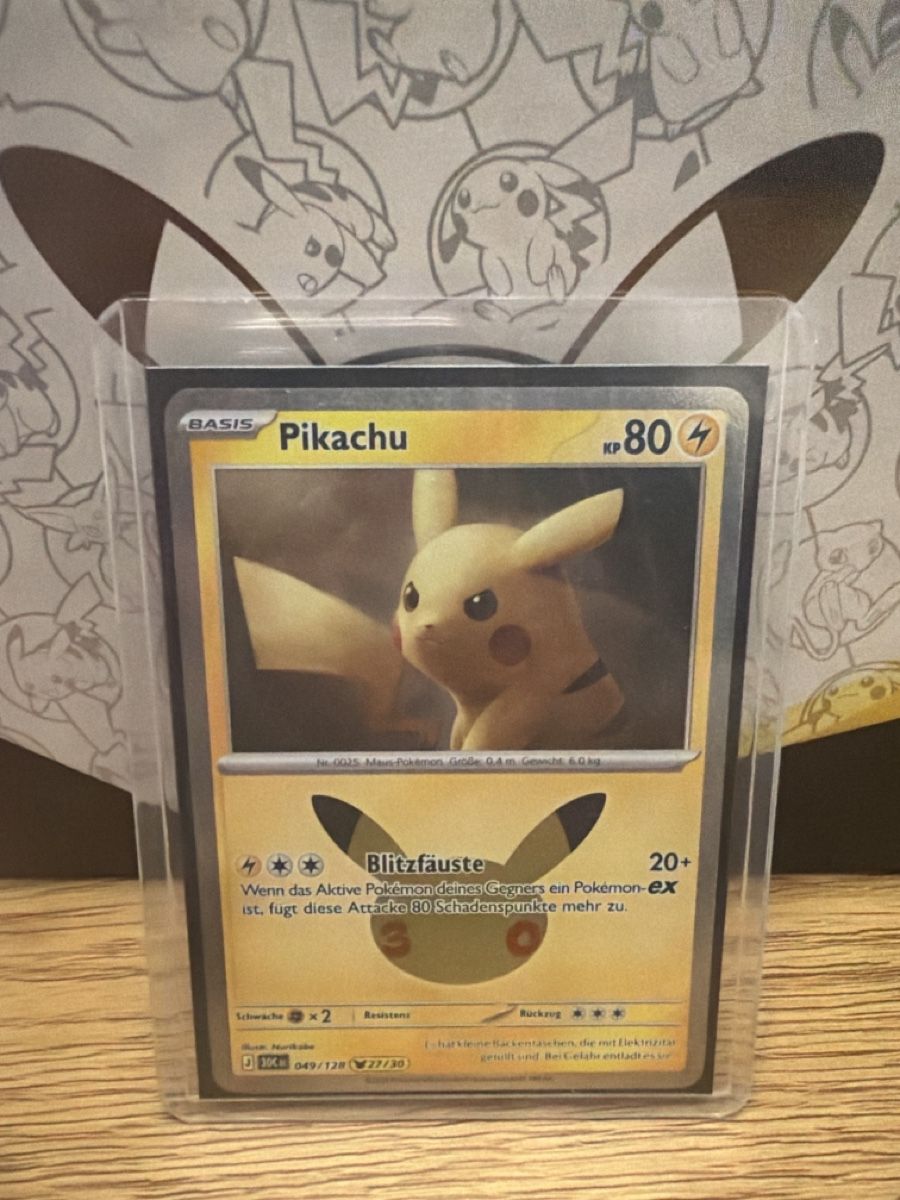 Pokémon Carte collezionabili: Pokémon Pikachu 049/128 - 30th DE  – Nuovo (secondo la descrizione) da Bülach venduto da ran_kqm8
